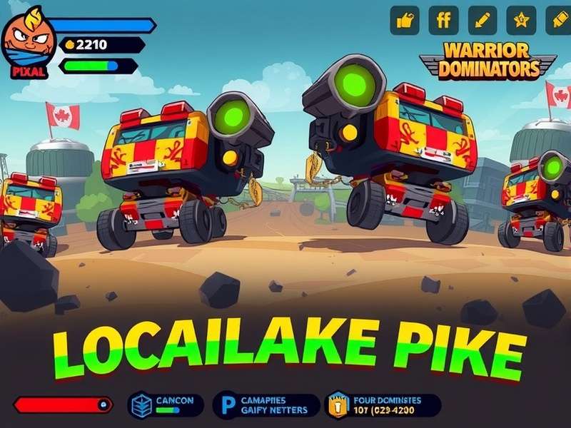 Warrior Pixel Dominators Gameplay Screenshot